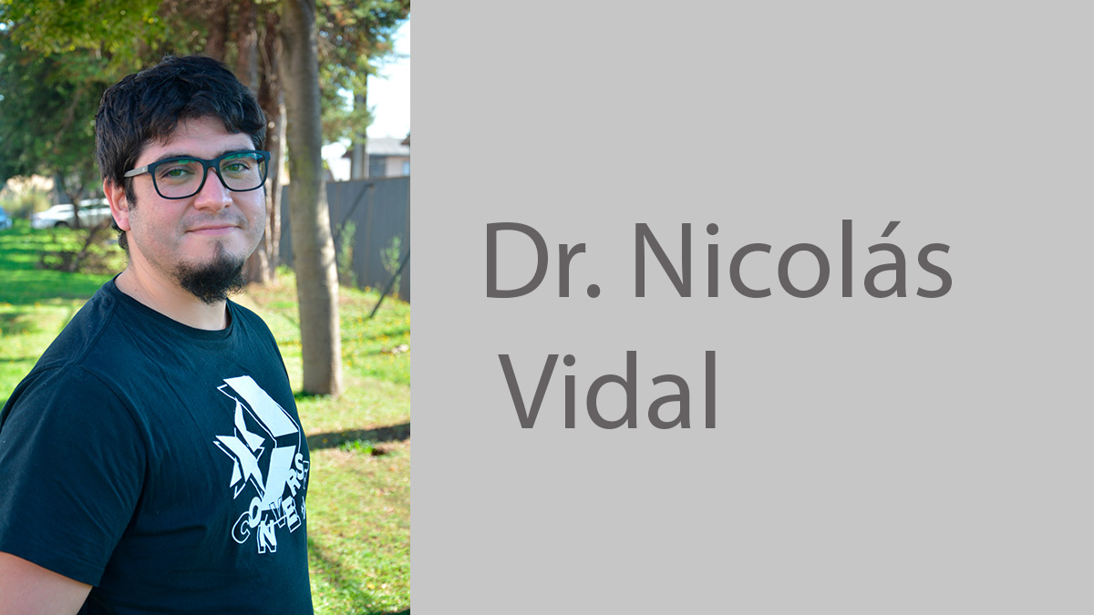 Dr. Nicolás Vidal, joven investigador de nuestro Departamento de Ciencias Físicas